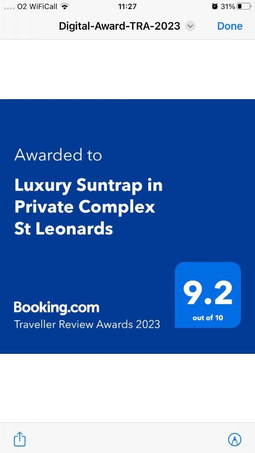 Appartement Luxury Suntrap in Private Complex St Leonards à Hastings Extérieur photo